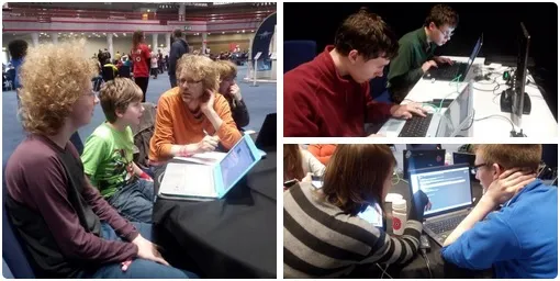 Working on our projects!